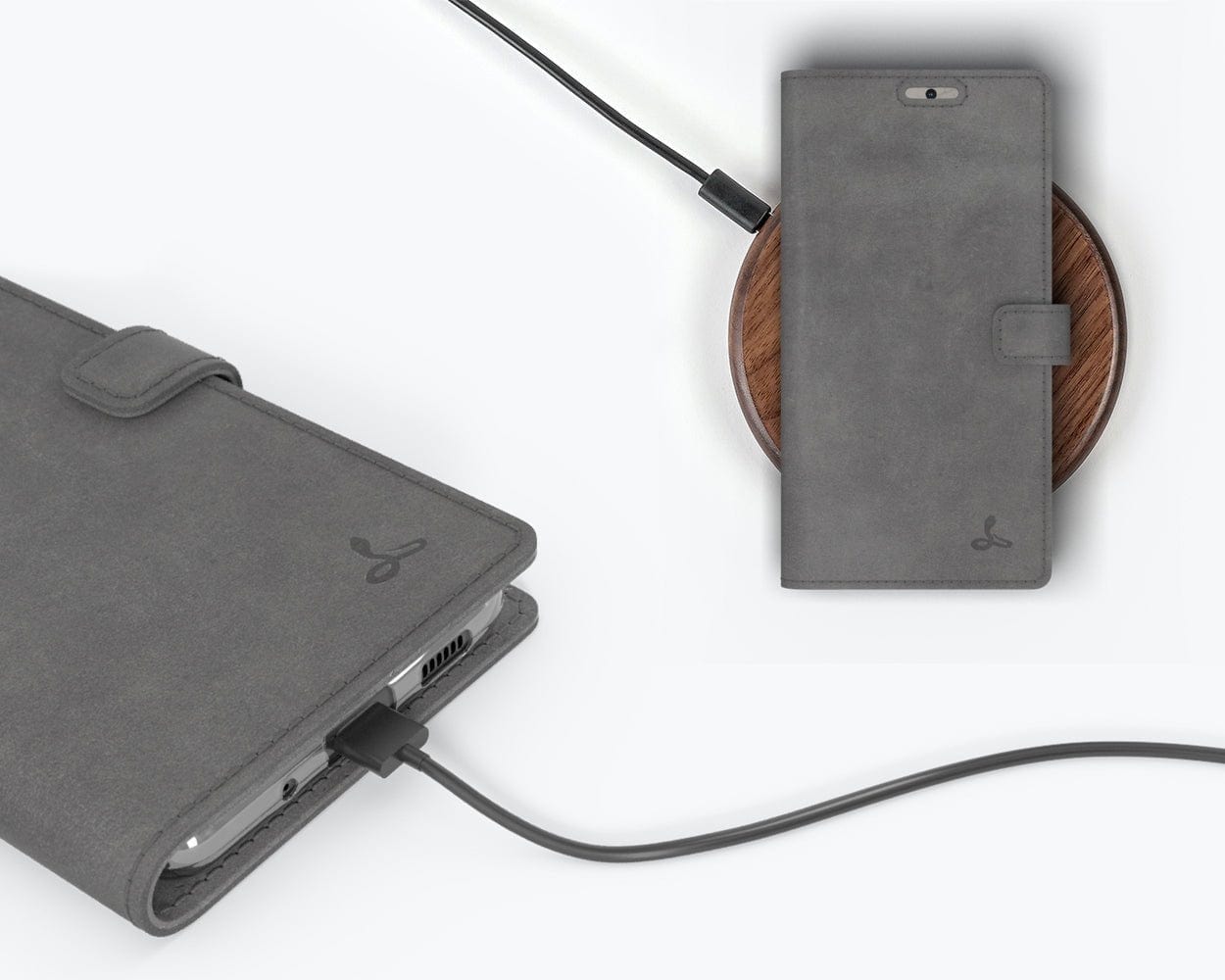 Samsung Galaxy S20 - Vintage Leather Wallet (Almost Perfect) Teal Samsung Galaxy S20 - Snakehive UK