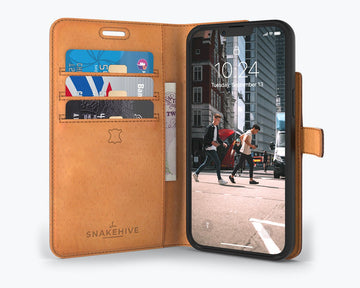 Mujjo Full Leather Wallet iPhone Case – Simply Computing