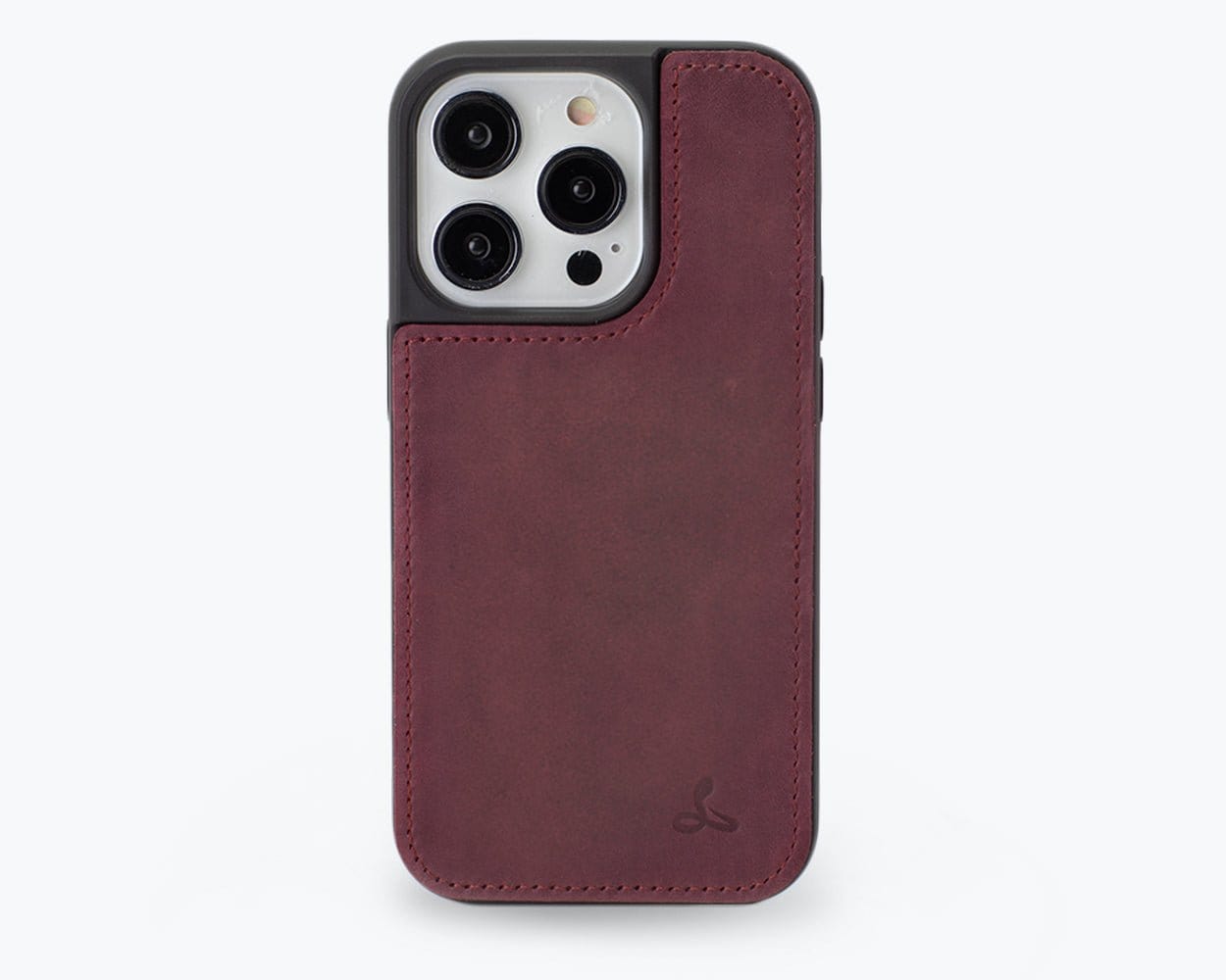 Vintage Leather Back Case - Apple iPhone 14 Pro Black Apple iPhone 14 Pro - Snakehive UK