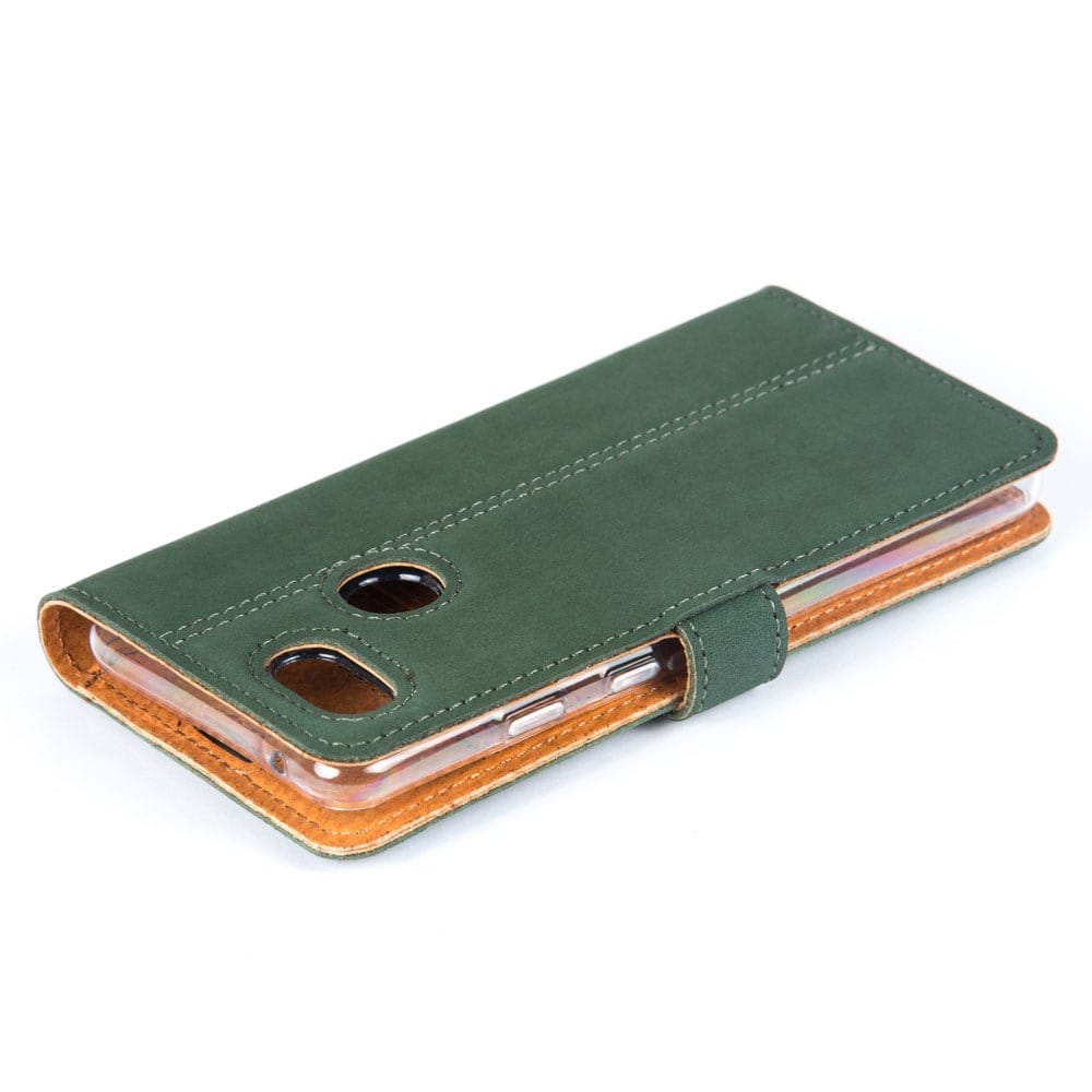 Vintage Leather Wallet - Google Pixel 3 XL Honey Gold Google Pixel 3XL - Snakehive UK