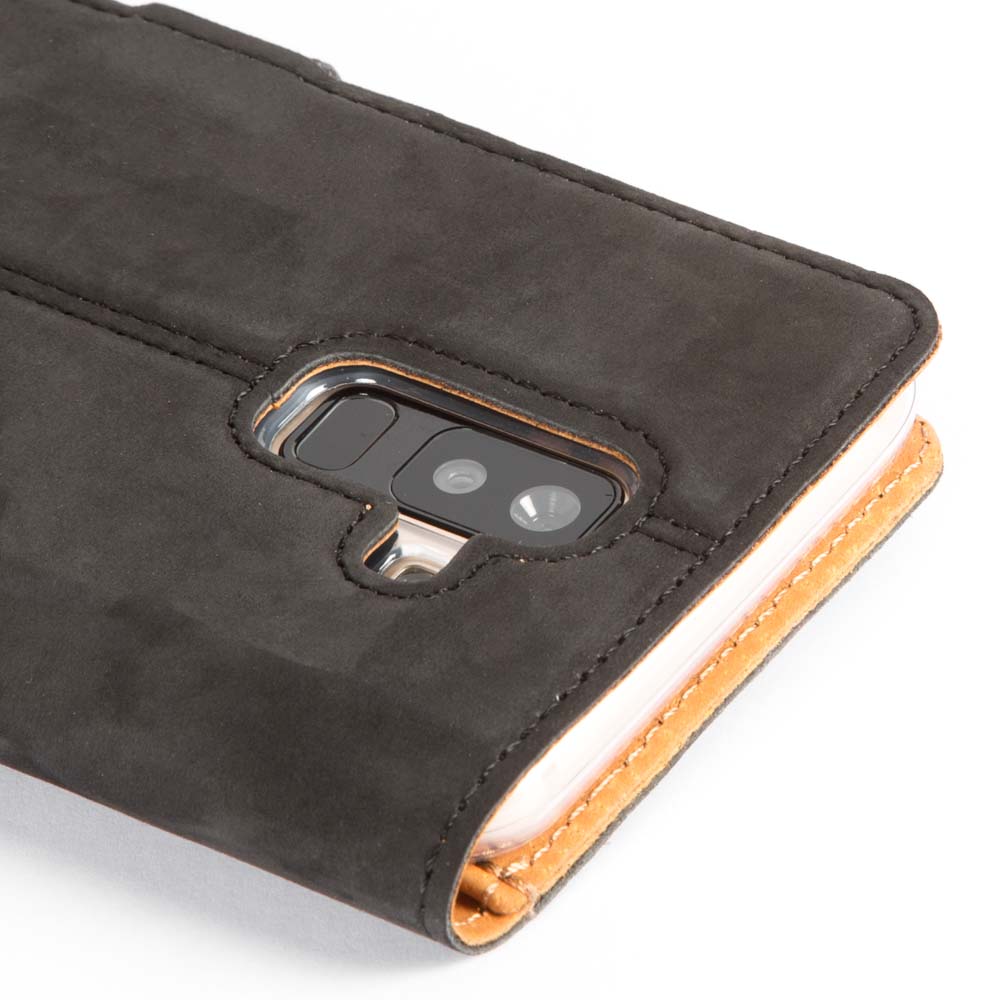 Vintage Leather Wallet - Samsung Galaxy A6 Plus (2018) Plum Samsung Galaxy A6 Plus (2018) - Snakehive UK
