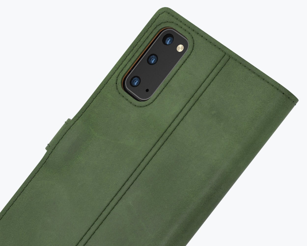 Samsung Galaxy S20 - Vintage Leather Wallet Teal Samsung Galaxy S20 - Snakehive UK