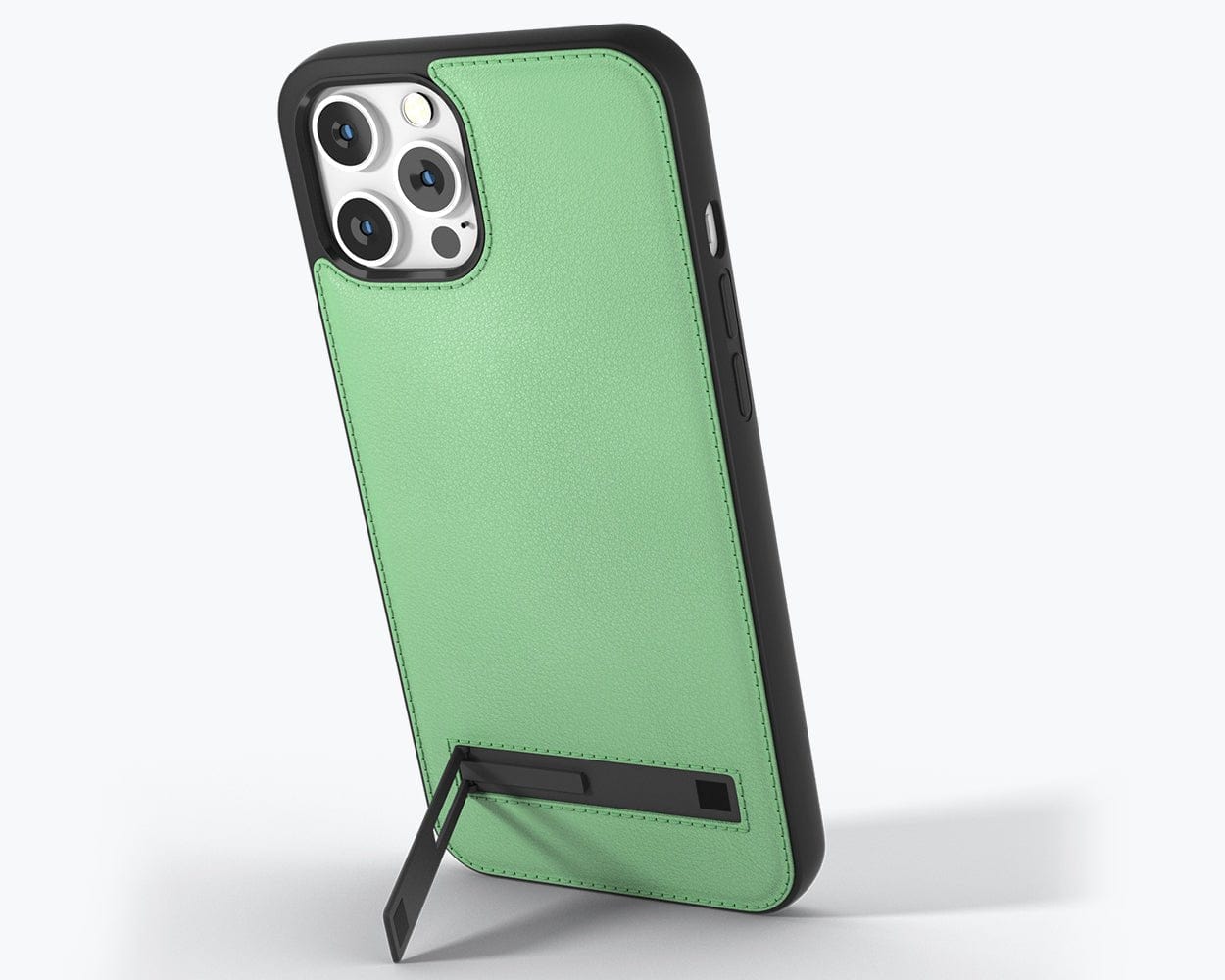 Apple iPhone 12 Pro Max - Metro Leather Case Pistachio Green Apple iPhone 12 Pro Max - Snakehive UK