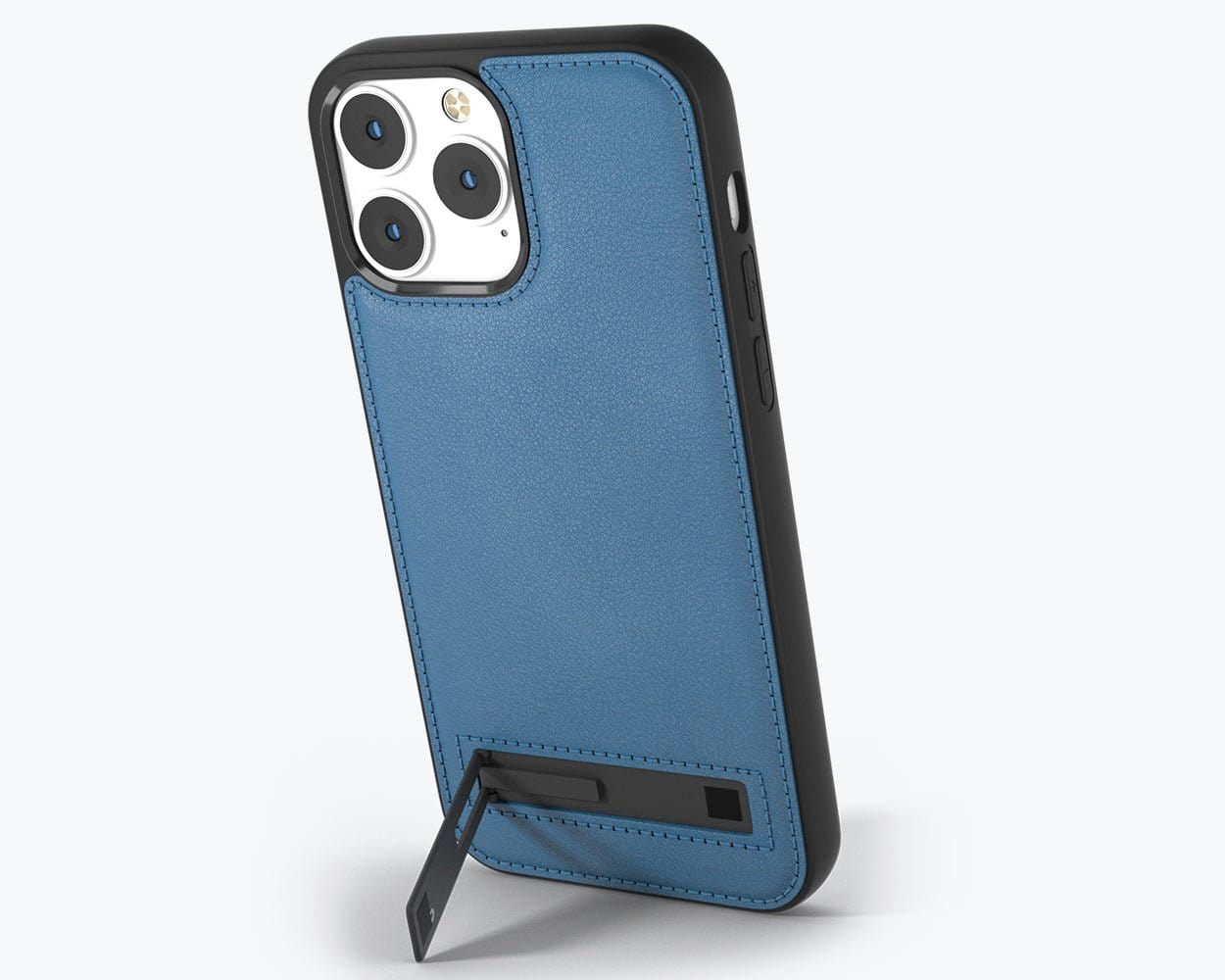 Decoded Custodia Portafoglio Per IPhone 13 Pro (6.1) - Pelle Pieno Fiore ECCO, Distacco Magnetico, 2 In 1, Ricarica Wireless, Colore Blu Navy Opaco