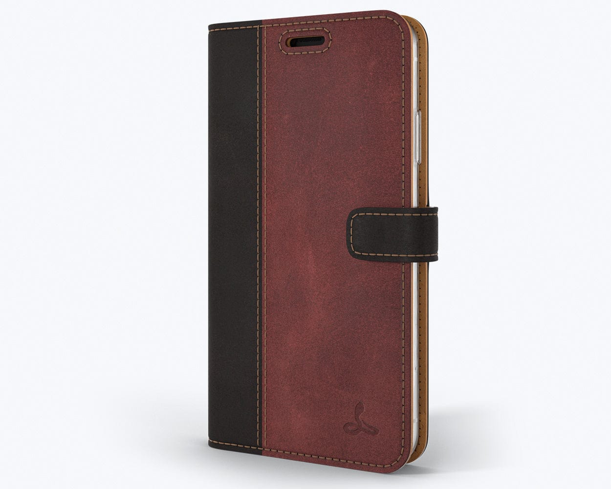 Vintage Two Tone Leather Wallet Apple Iphone Xr - Snakehive UK