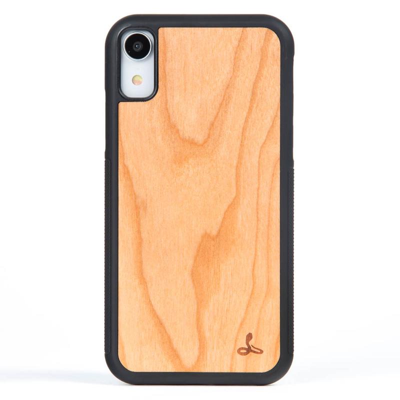 Wilderness Wood Back Case - Apple iPhone XR Maple Apple iPhone XR - Snakehive UK
