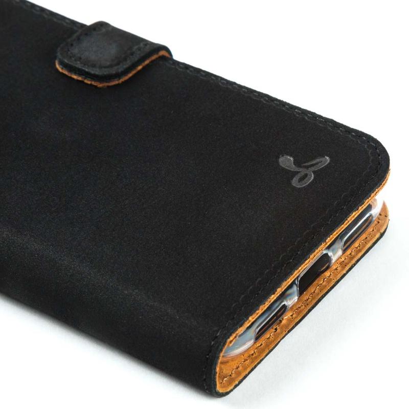 Vintage Leather Wallet - Google Pixel 4 Plum Google Pixel 4 - Snakehive UK