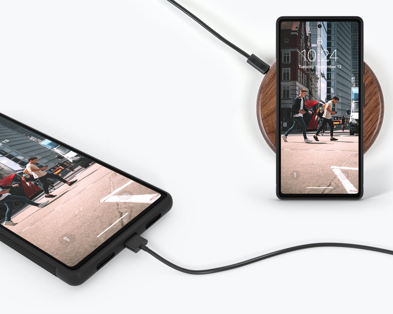 Google Pixel 6 - Metro Leather Case Ocean Blue - Snakehive UK