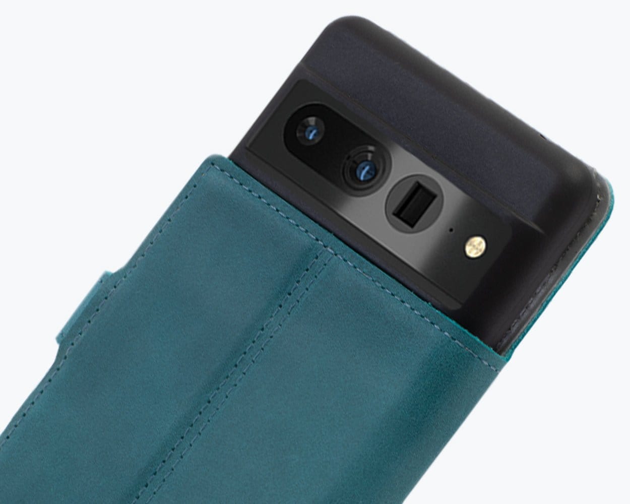 Google Pixel 6 Pro- Vintage Leather Wallet Chestnut Brown Google Pixel 6 Pro - Snakehive UK