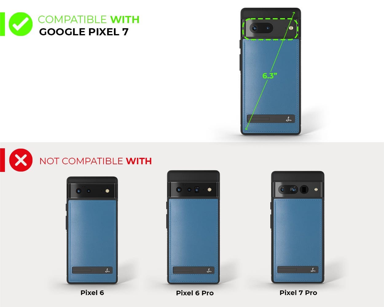 Google Pixel 7 - Metro Leather Case Jet Black - Snakehive UK