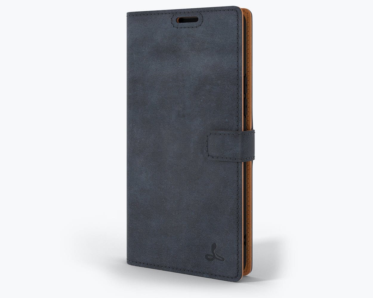 Samsung Galaxy A53 - Vintage Leather Wallet Navy Samsung Galaxy A53 - Snakehive UK