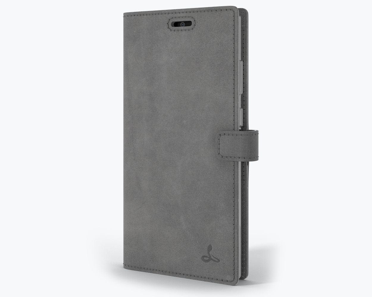 Samsung Galaxy Note 20 - Vintage Leather Wallet Grey Samsung Galaxy Note 20 - Snakehive UK