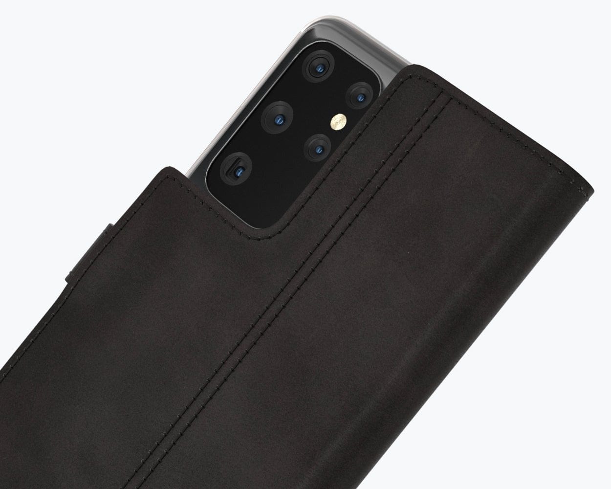 Samsung Galaxy S21 Ultra - Vintage Leather Wallet Grey Samsung Galaxy S21 Ultra - Snakehive UK