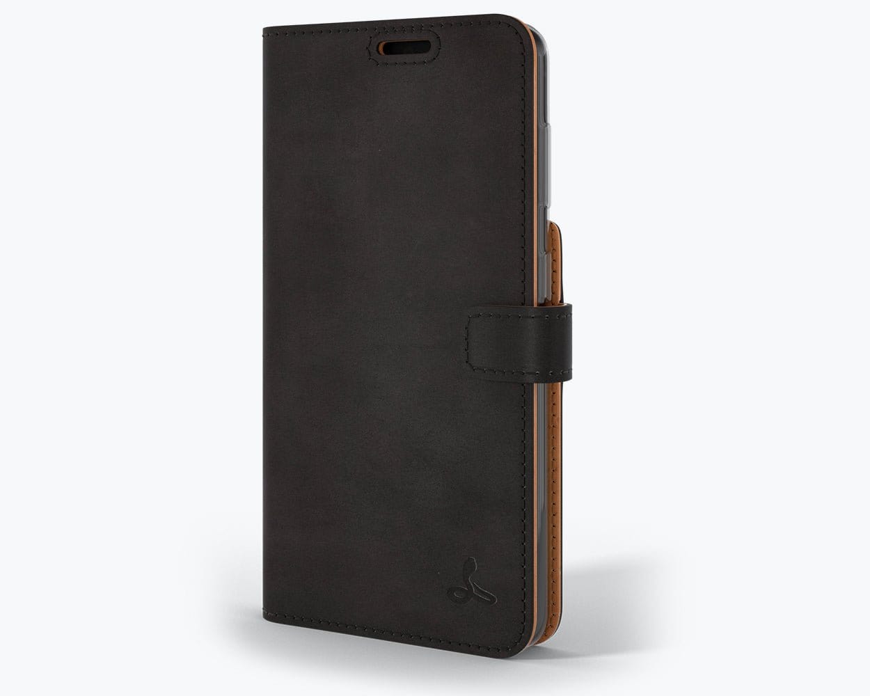 Samsung Galaxy S21 - Vintage Leather Wallet Black Samsung Galaxy S21 - Snakehive UK