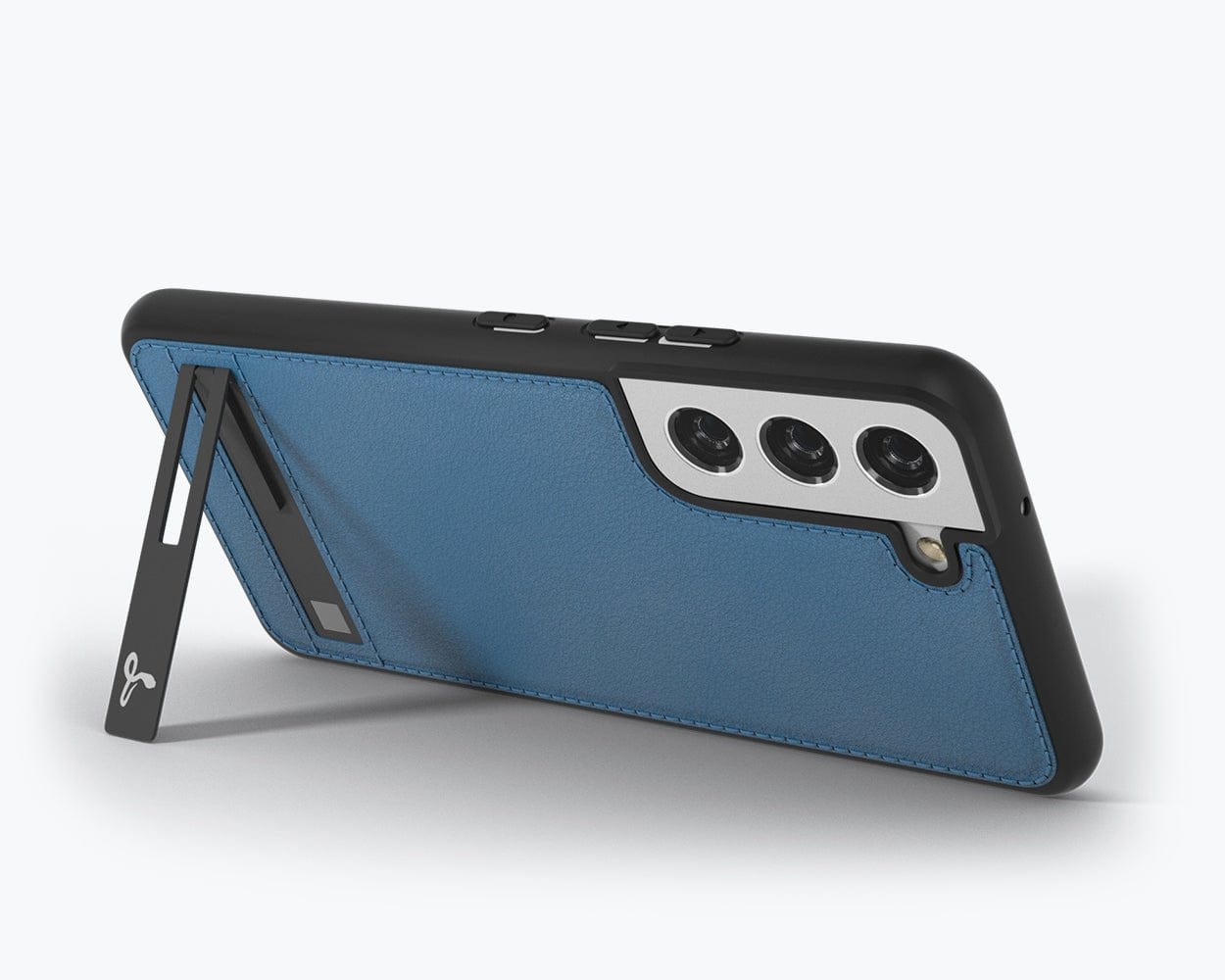 Samsung Galaxy S22 - Metro Leather Case Pebble Grey Samsung Galaxy S22 - Snakehive UK