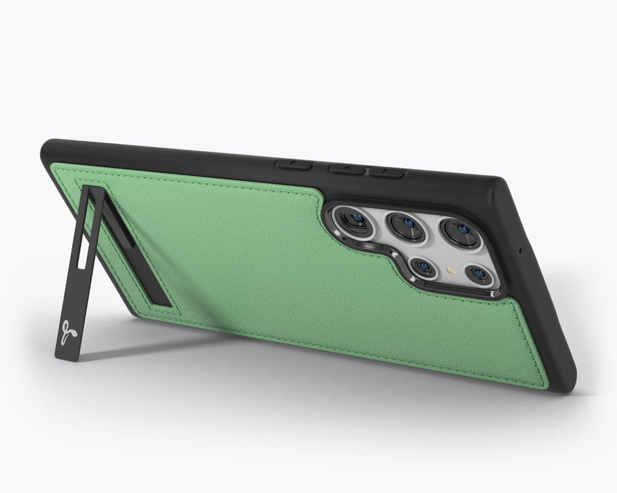 Samsung Galaxy S22 Ultra - Metro Leather Case Pebble Grey Samsung Galaxy S22 Ultra - Snakehive UK